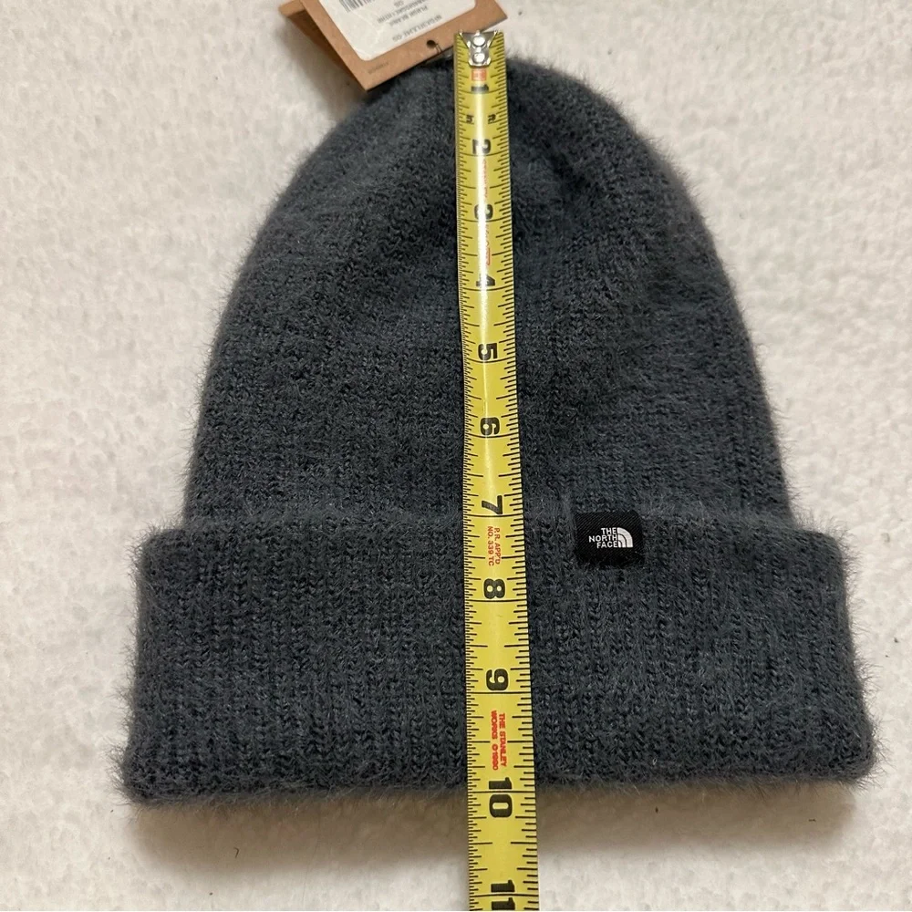 Grey Women’s Knit North Face Beanie Hat